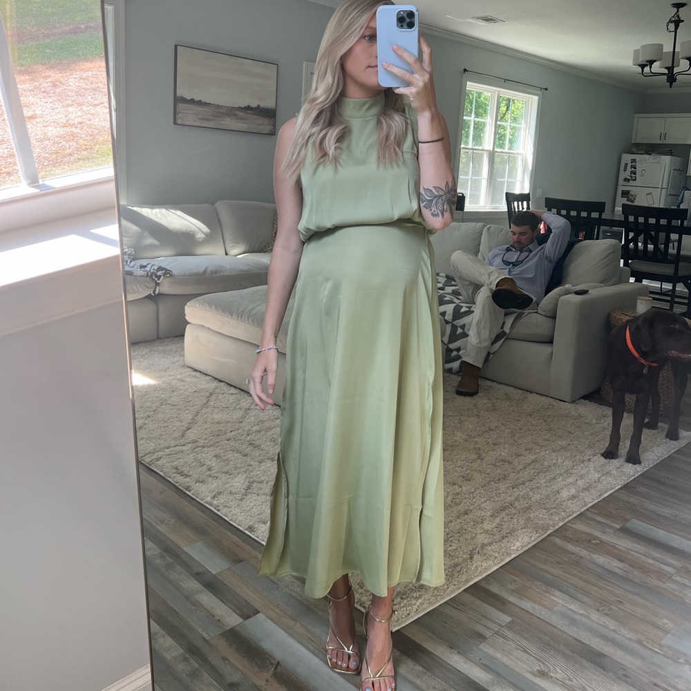 Tank satin dress